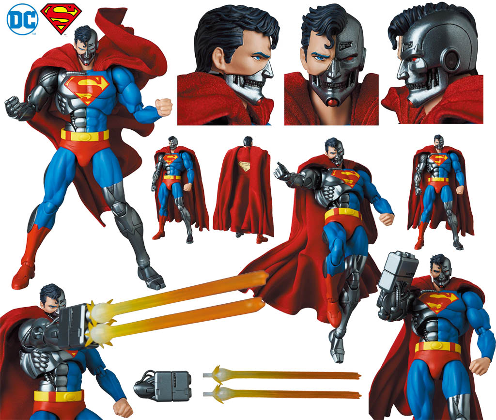 正義か、悪か！ サイボーグスーパーマンが可動フィギュアで発売