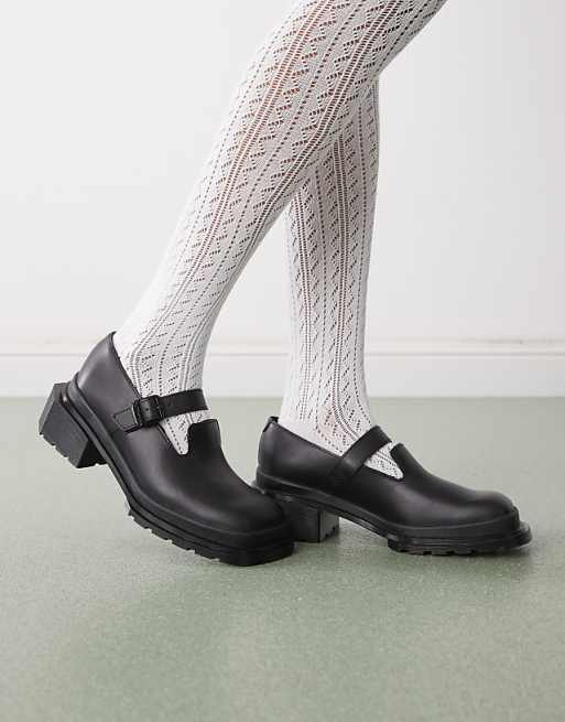 Dr Martens Maybole mary janes shoes in black leather | ASOS