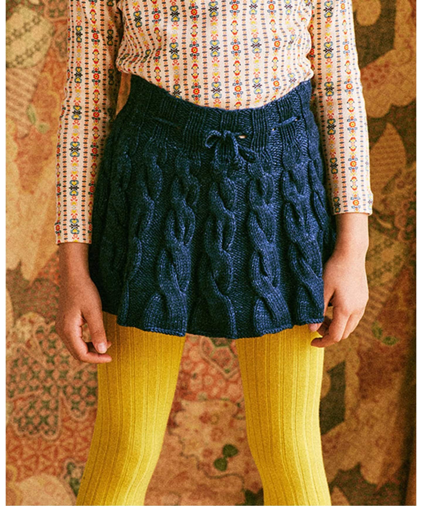 Misha&Puff/ミーシャアンドパフ】Cable SkatingSkirt kids(2-4y