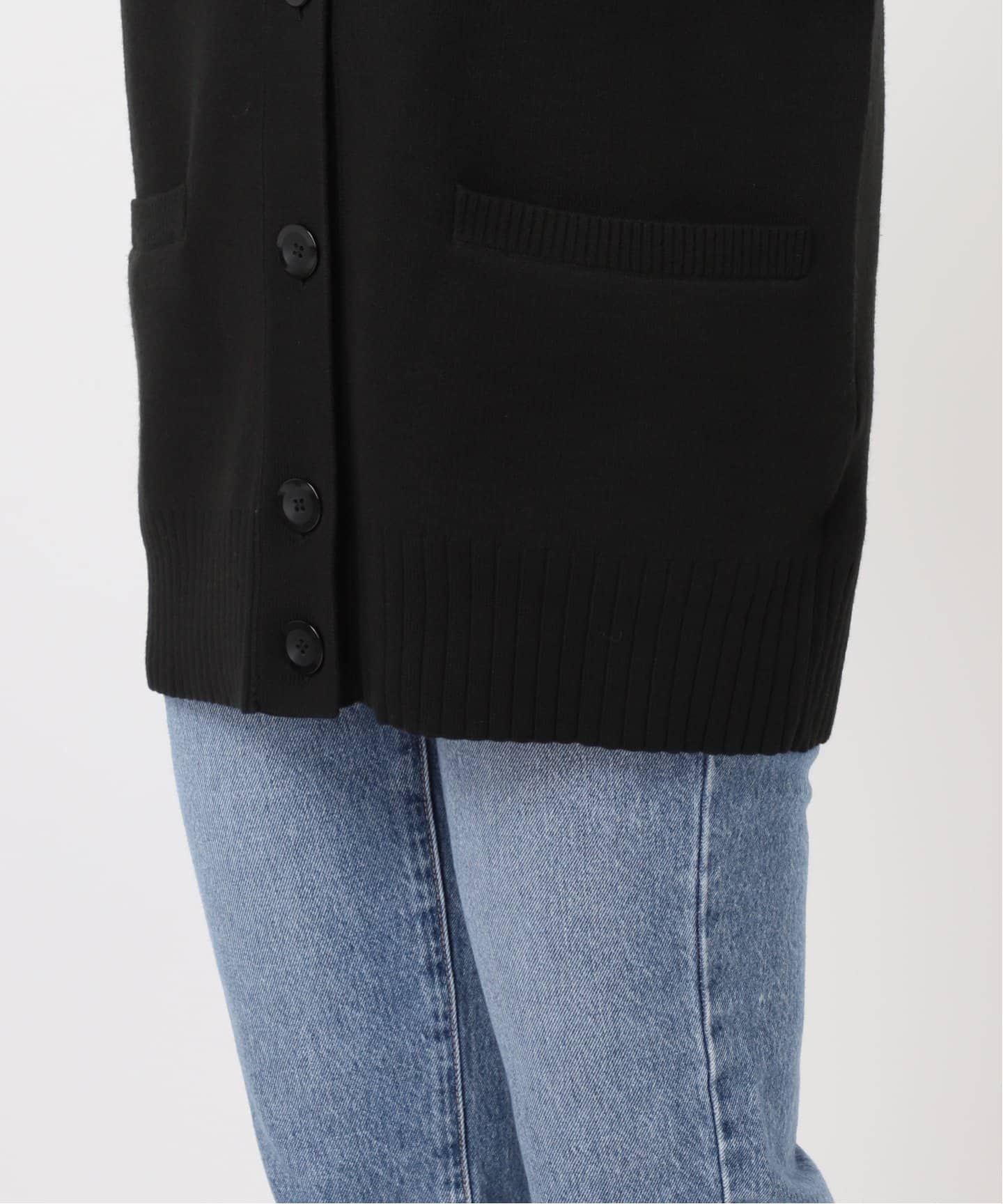 スムース編みオーバーカーデ（カーディガン）｜NOBLE（ノーブル）の