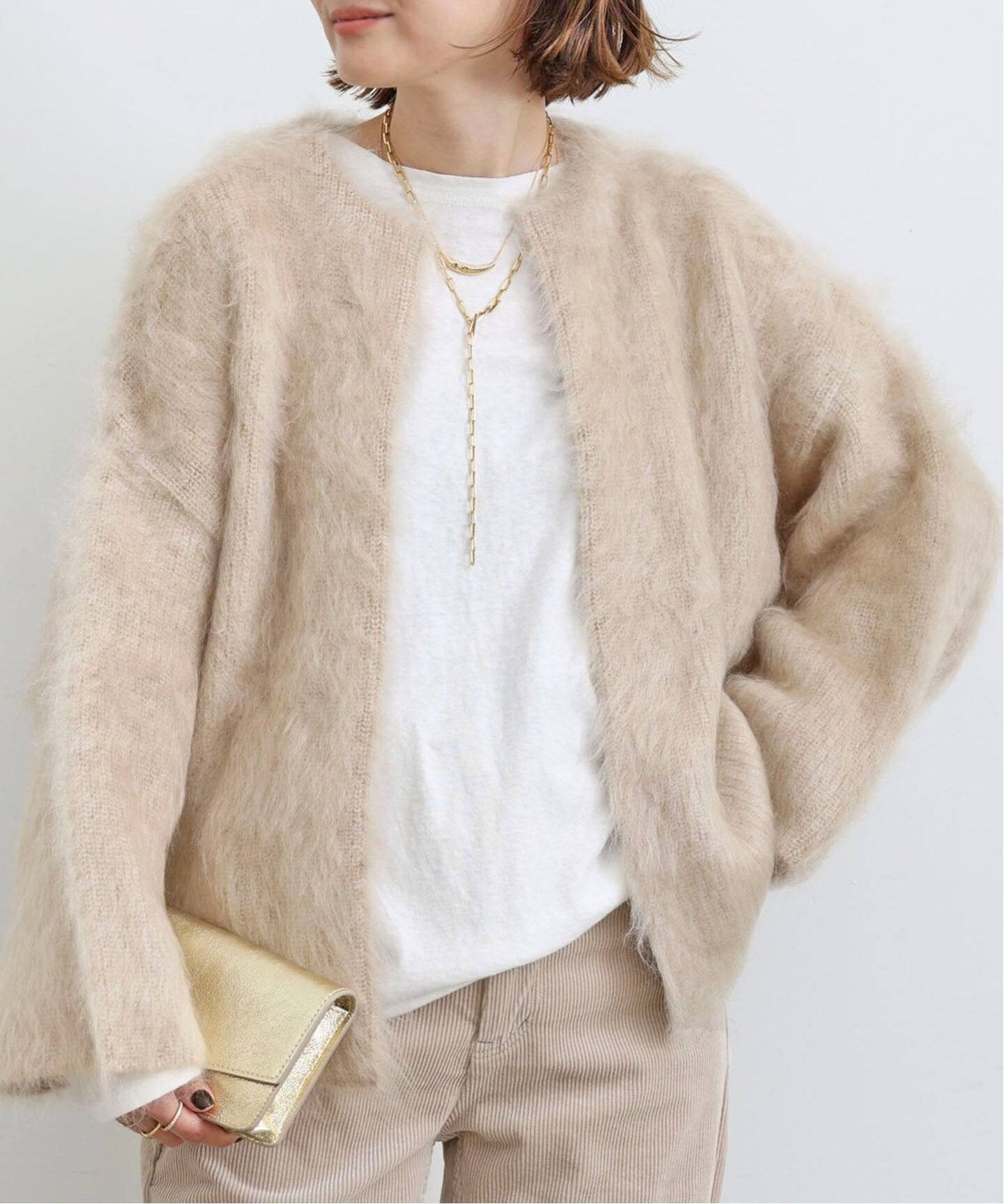 PORTMIX クルーネック カーディガン（カーディガン）｜Deuxieme Classe