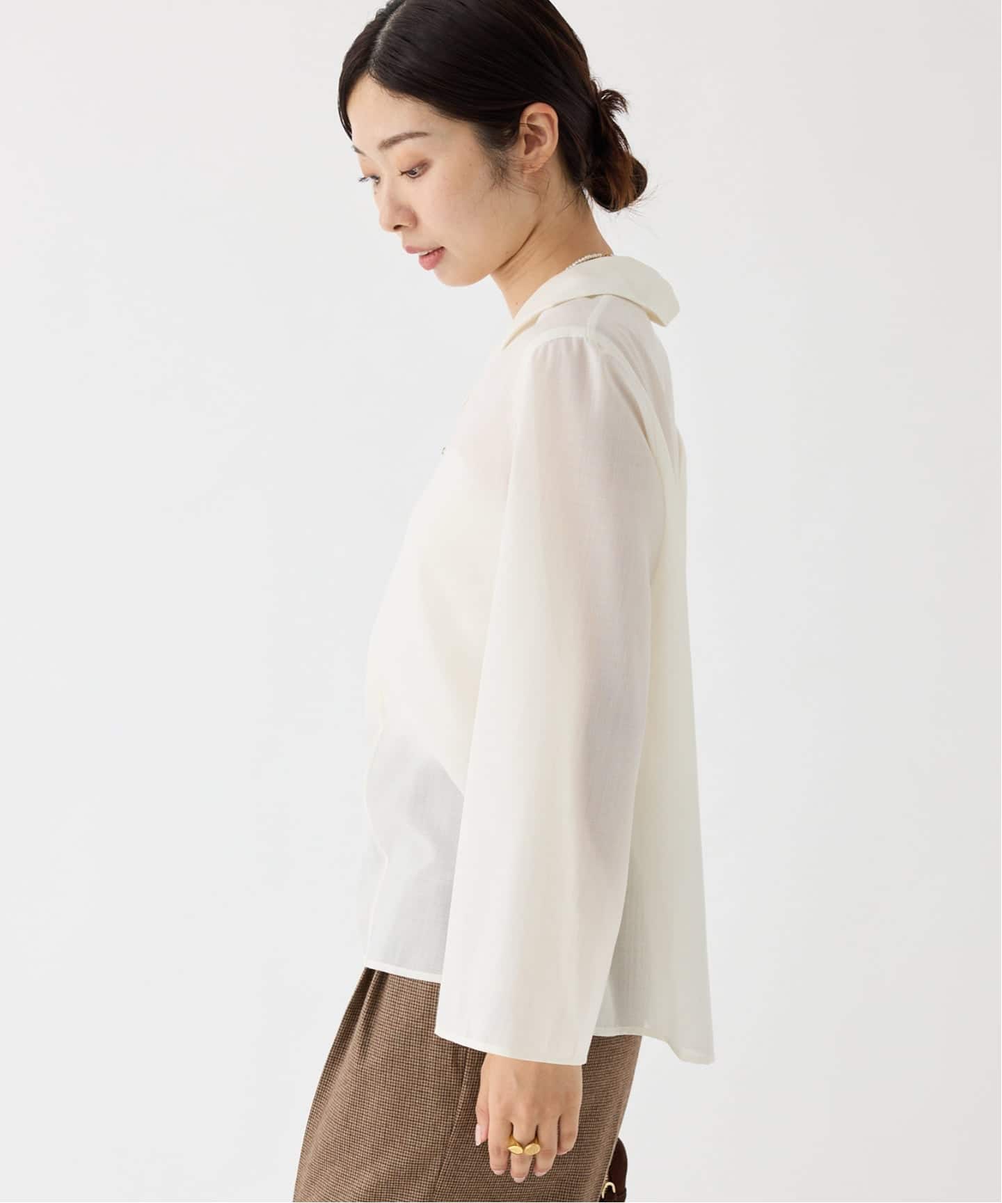 シアーT/Wブラウス（シャツ／ブラウス）｜IENA（イエナ）の通販