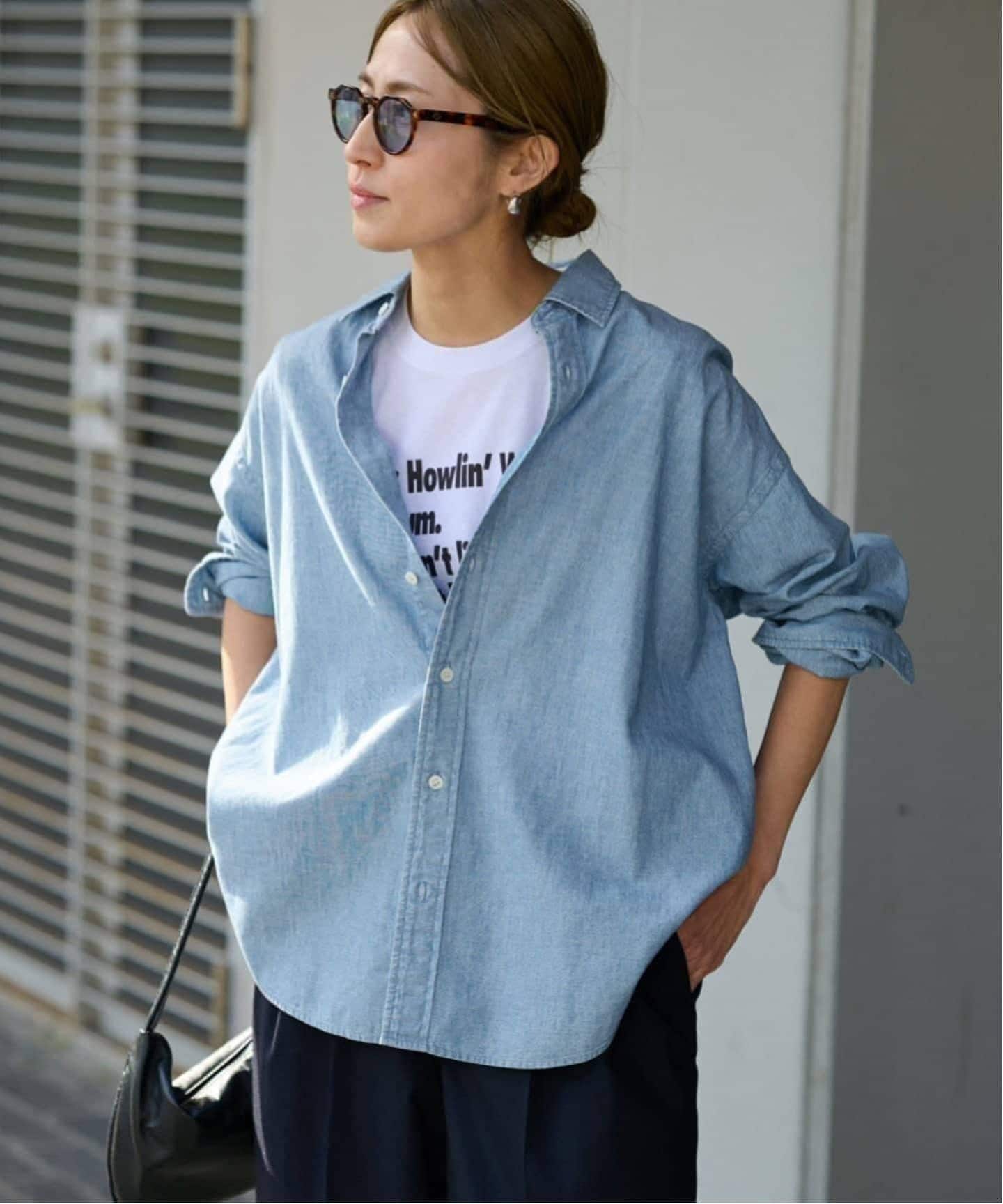 ≪追加≫ダンガリーシャツ（シャツ／ブラウス）｜FRAMeWORK（フレーム