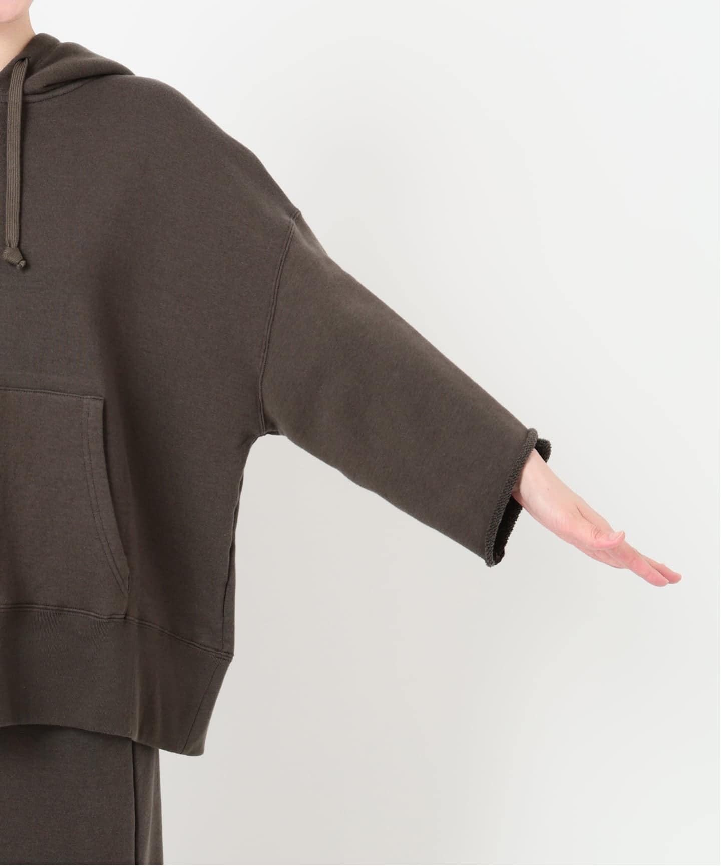 ウールミックスハーフジップフーディ（Tシャツ／カットソー）｜AP