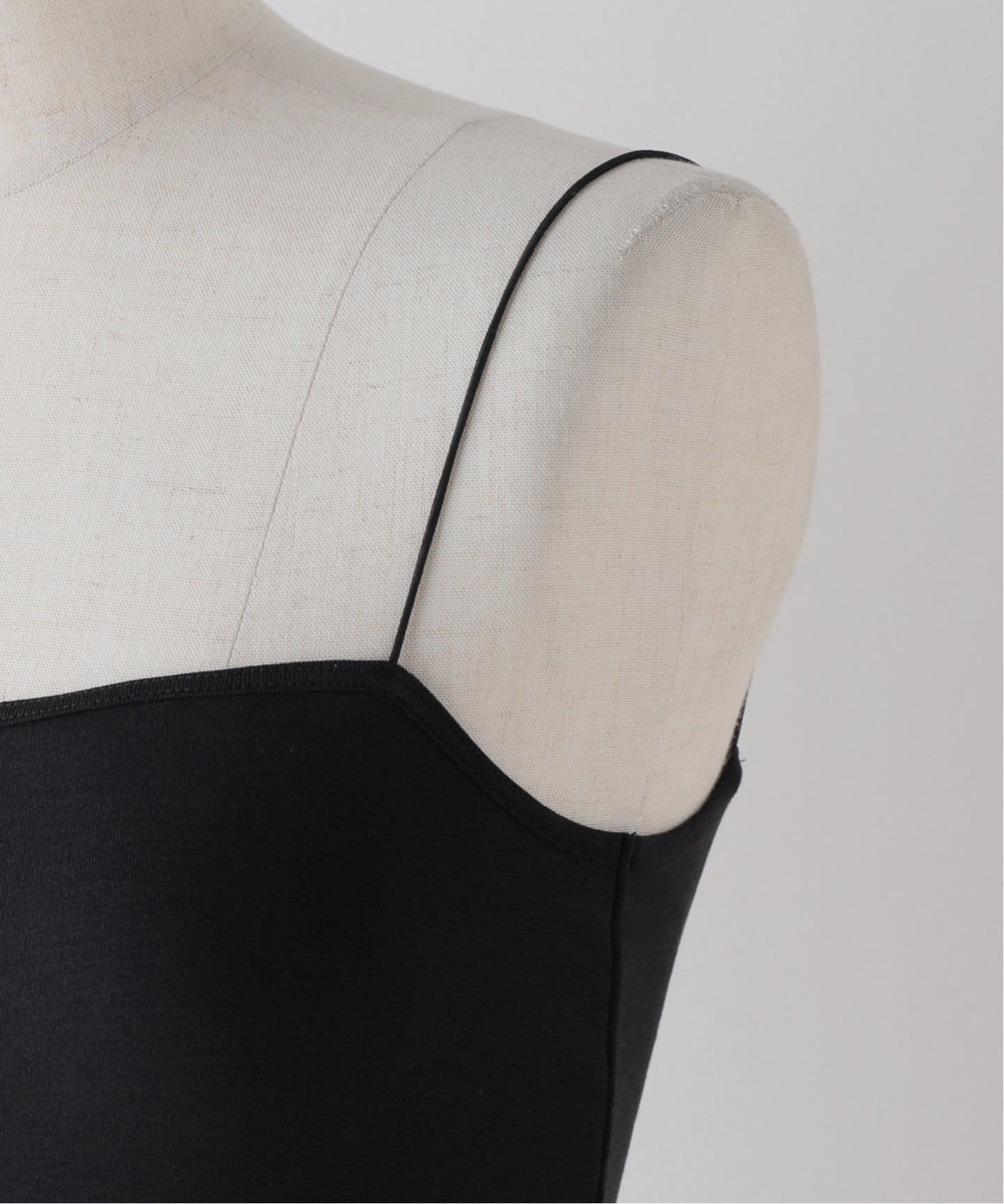 追加》middle back open キャミソール（カップ付きインナー）｜Plage