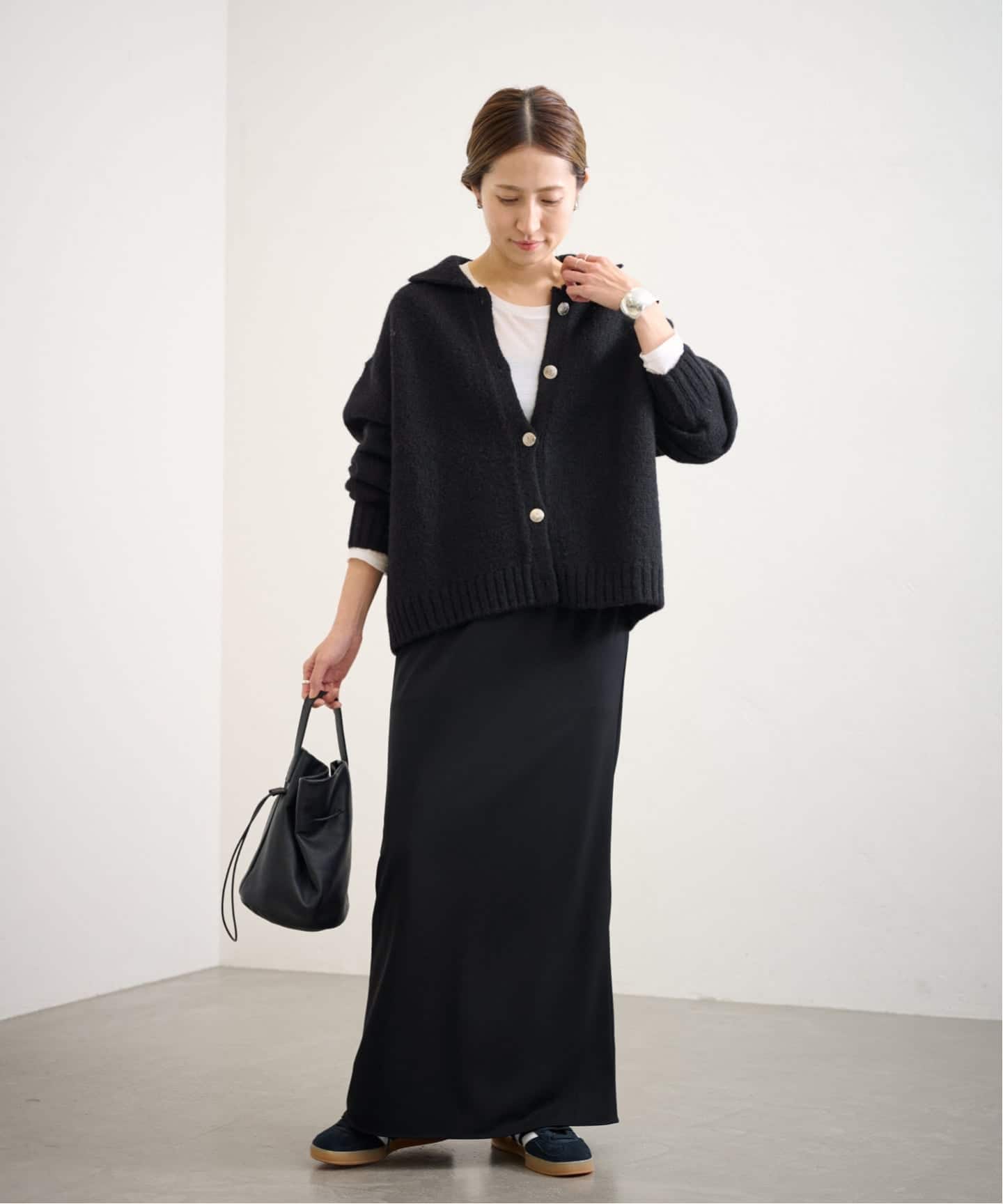 ≪追加≫メタルボタン衿付きカーディガン（カーディガン）｜FRAMeWORK