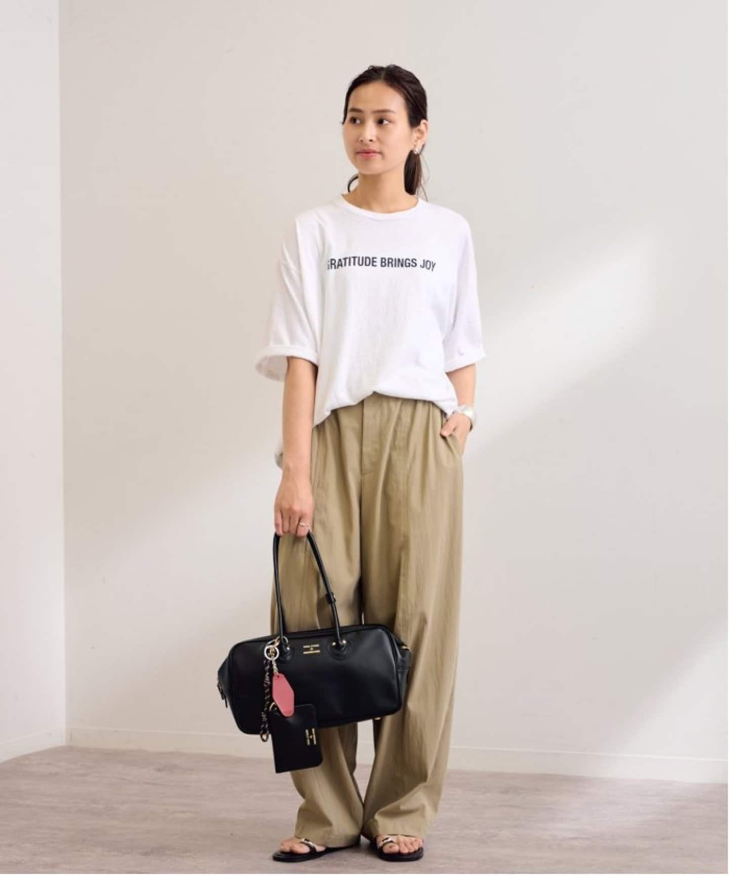 YOUNG&OLSEN 別注SMOOTH LEATHER STUDENT M KHWL（ハンドバッグ