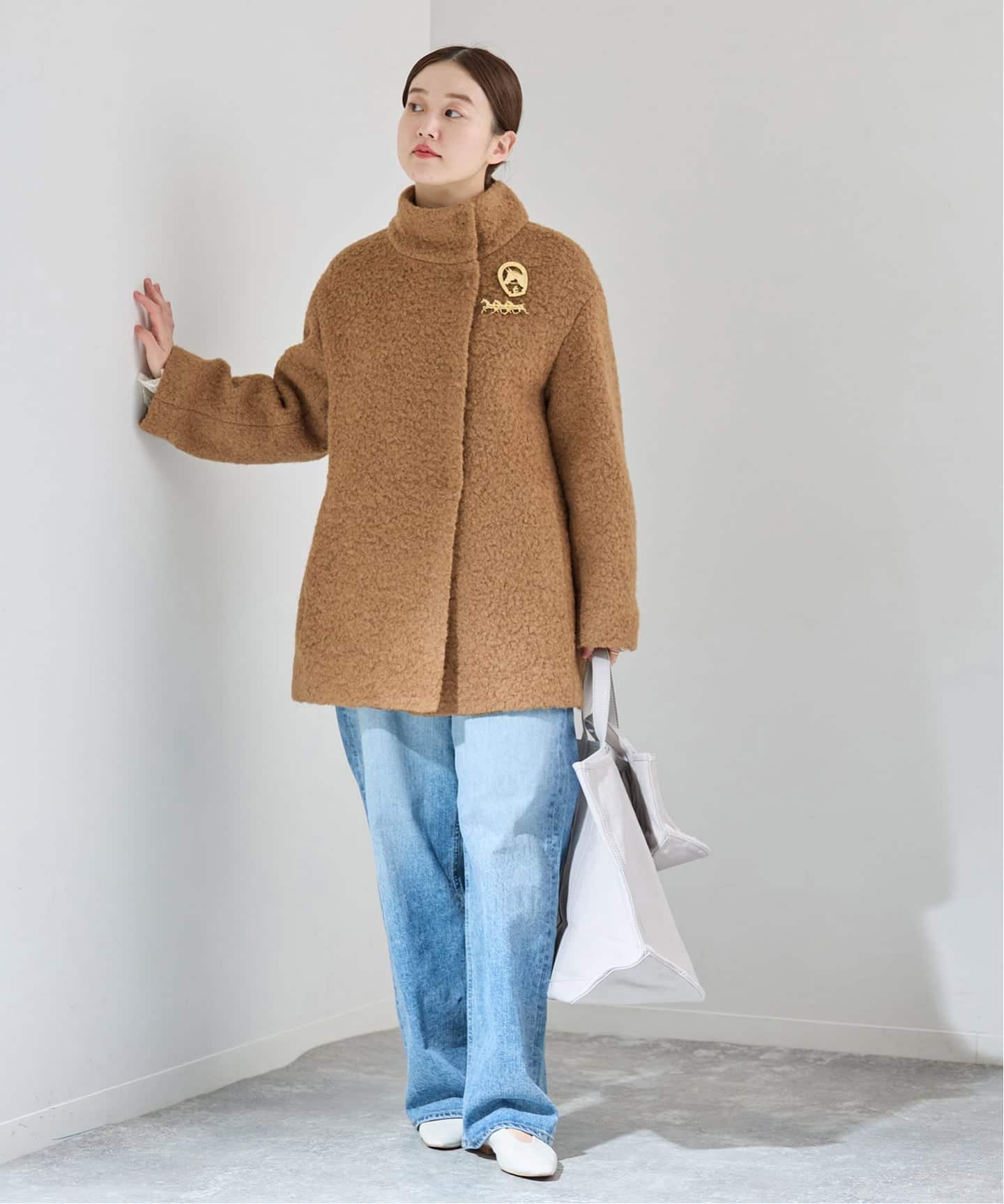 ループインレイハーフコート（その他ブルゾン／アウター）｜IENA