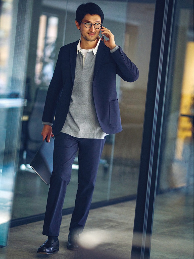 ブルックス ブラザーズ」セットアップのON・OFF兼用能力をリアル企業家