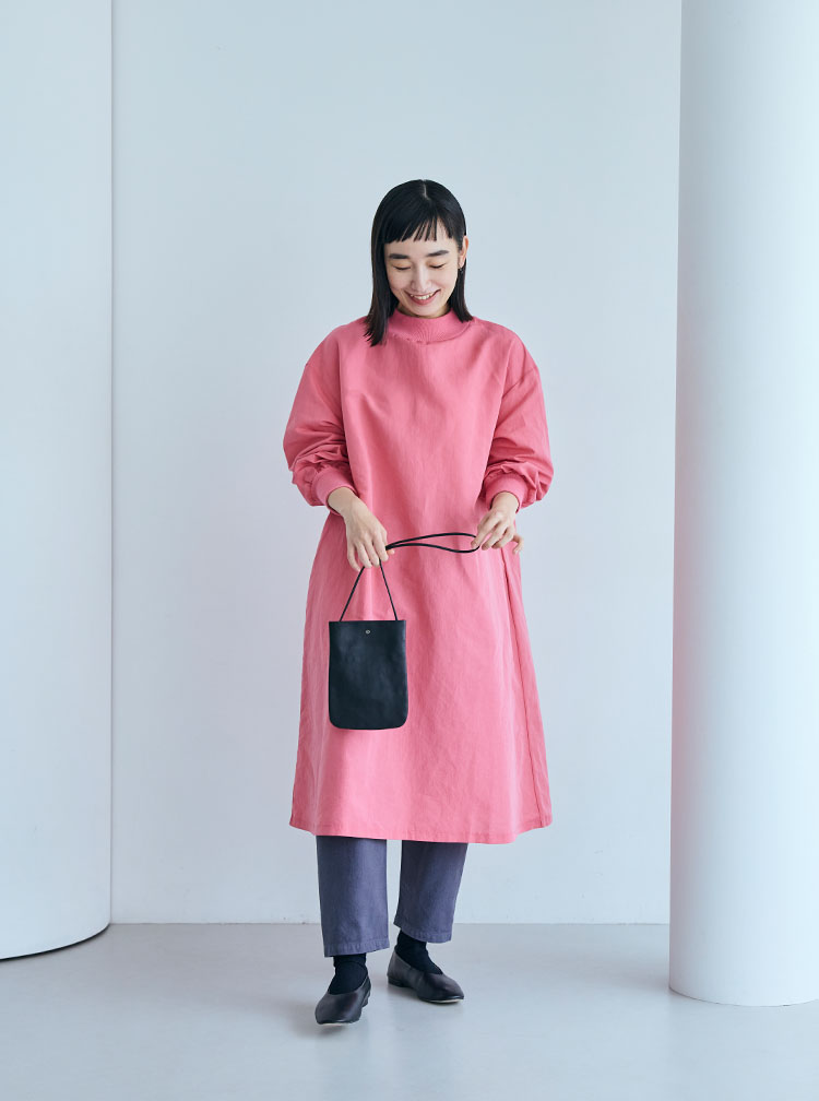 綿麻ハイネックブラウス／ワンピース｜工芸・暮らし・贈りもの｜中川政