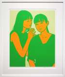 KYNE「Untitled (背景青)」ポスター :: 絵画買取・販売 - シバヤマ