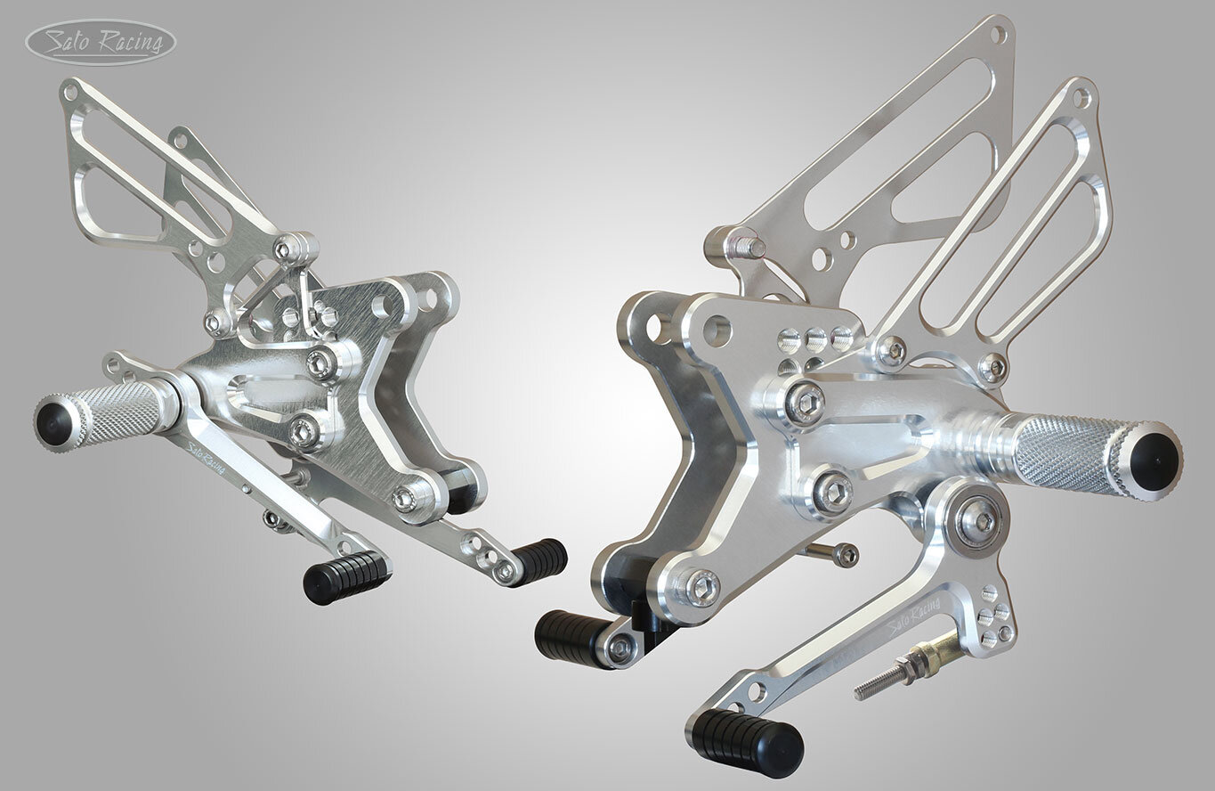 SATO RACING Rear Sets (stock shift pattern) - Kawasaki Ninja ZX-6R