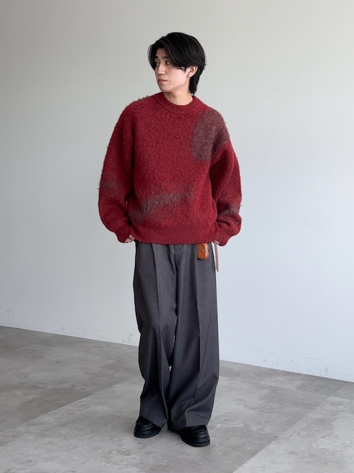 PG × Steven Alan＞ KNOCK BLACK LEATHER/シューズ（モカシン/デッキ