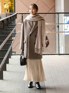 MTRオーバーPコートを使った人気ファッションコーディネート - WEAR