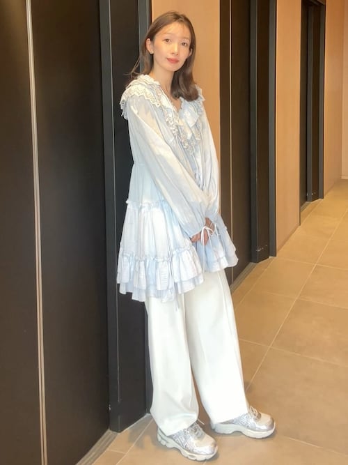 SNIDEL（スナイデル） コットンレースBOHOチュニック レディース