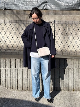 リバー ポンチョコート 23FWを使った人気ファッションコーディネート