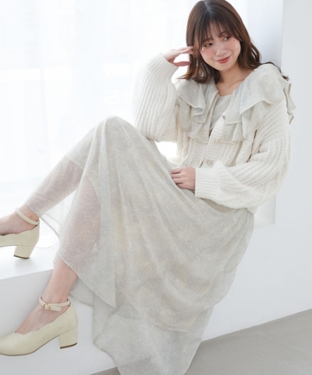 ダブルカラーコルセットワンピース/MAJESTIC LEGON(マジェスティック