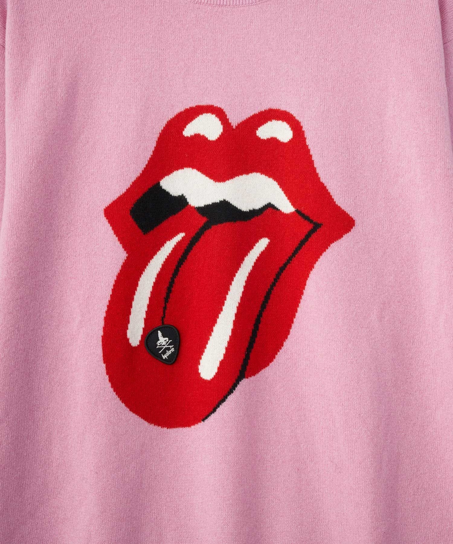 THE ROLLING STONES/TONGUE WITH PICKワッペン セーター|HYSTERIC