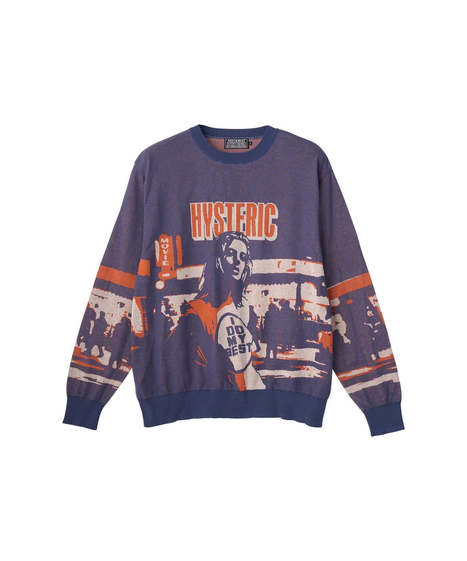 EAST VILLAGE 75ジャカード セーター|HYSTERIC GLAMOUR MEN | HYSTERIC
