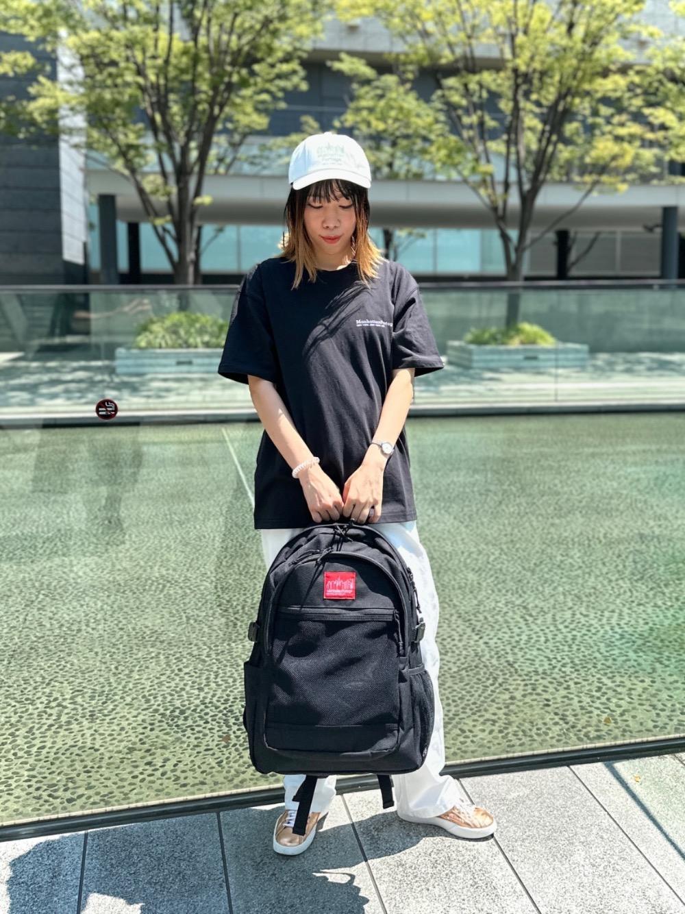 大容量バックパック♡ | n a t s u m i | Manhattan Portage | 163cm