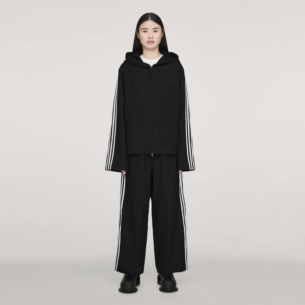 Y-3 HOODED TRACK TOP 3-STRIPES Y-3│Y-3 ワイスリー