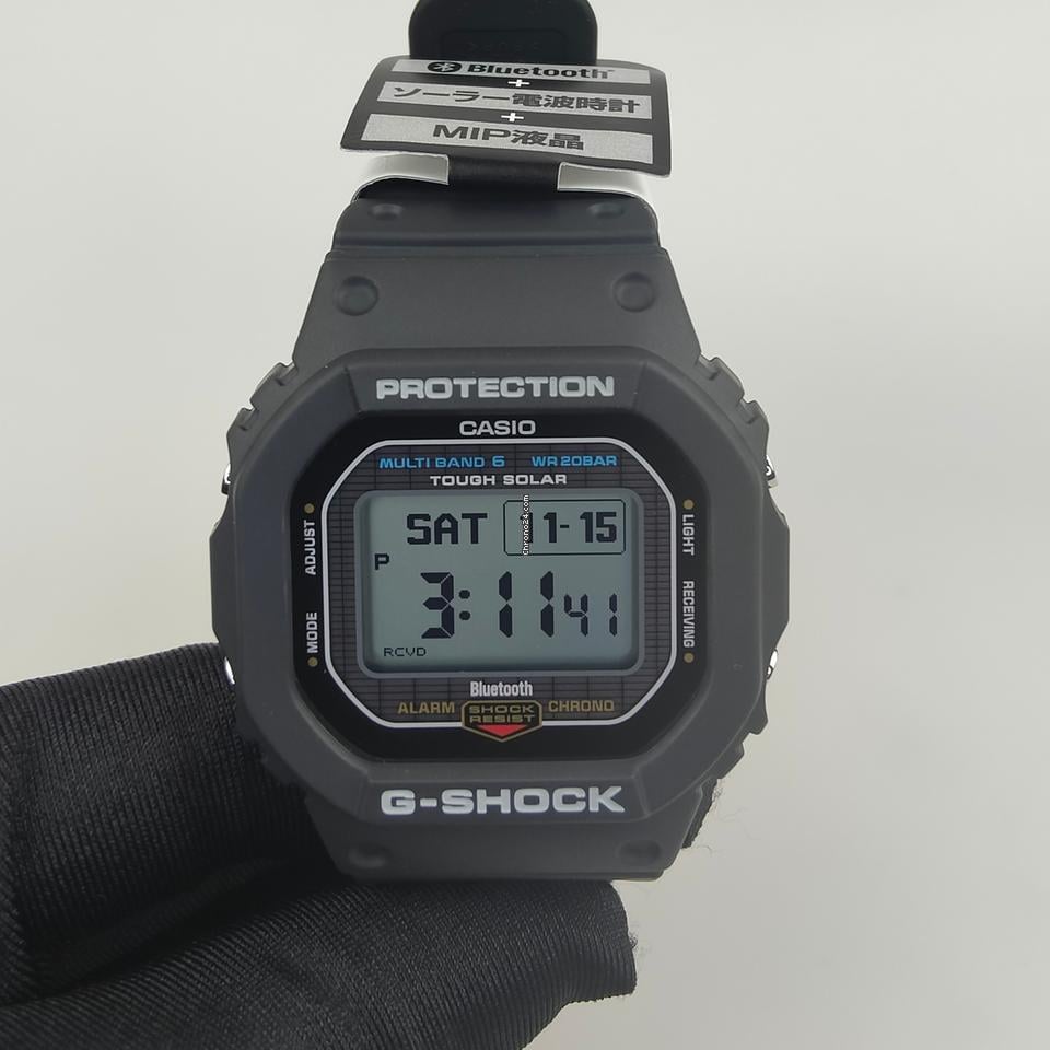 Casio G-shock DIGITAL Bluetooth solar radio MIP LCD display for