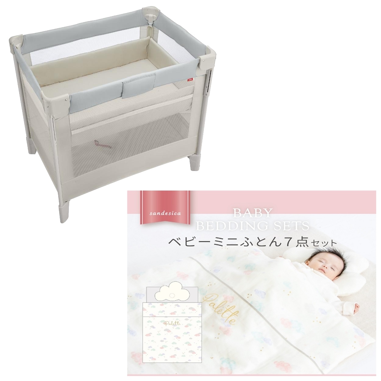 A-selection アップリカ ココネル エアー AB ホワイトグレー + 彌生