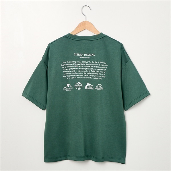 SIERRA DESIGNS(シェラデザイン) 別注 接触冷感 アイコンロゴTシャツ