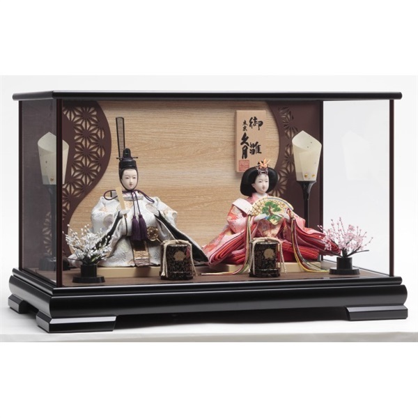 完売】久月 親王ケース飾り「麻由」 4960282394272 ひな人形 雛人形