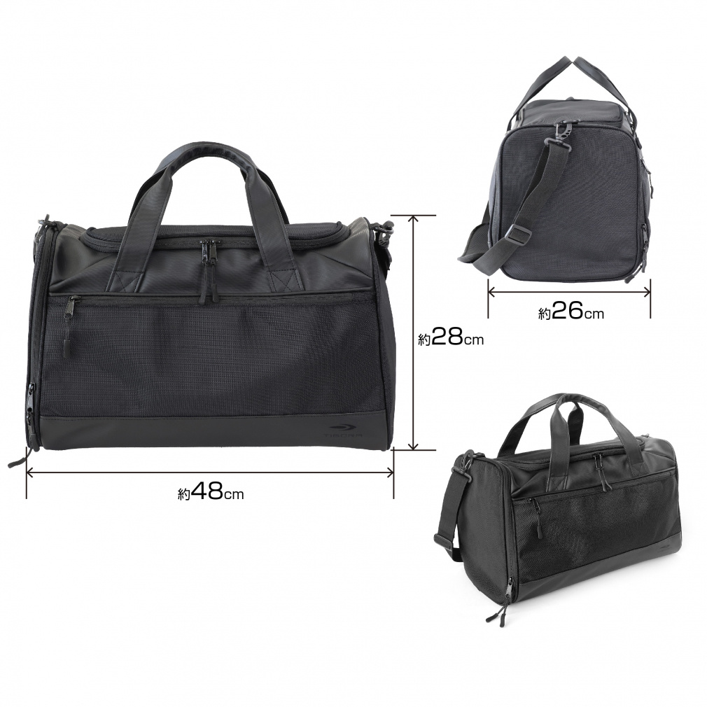 ティゴラ シューズ収納ゴルフボストンバッグ TR-0B1004BB メンズ