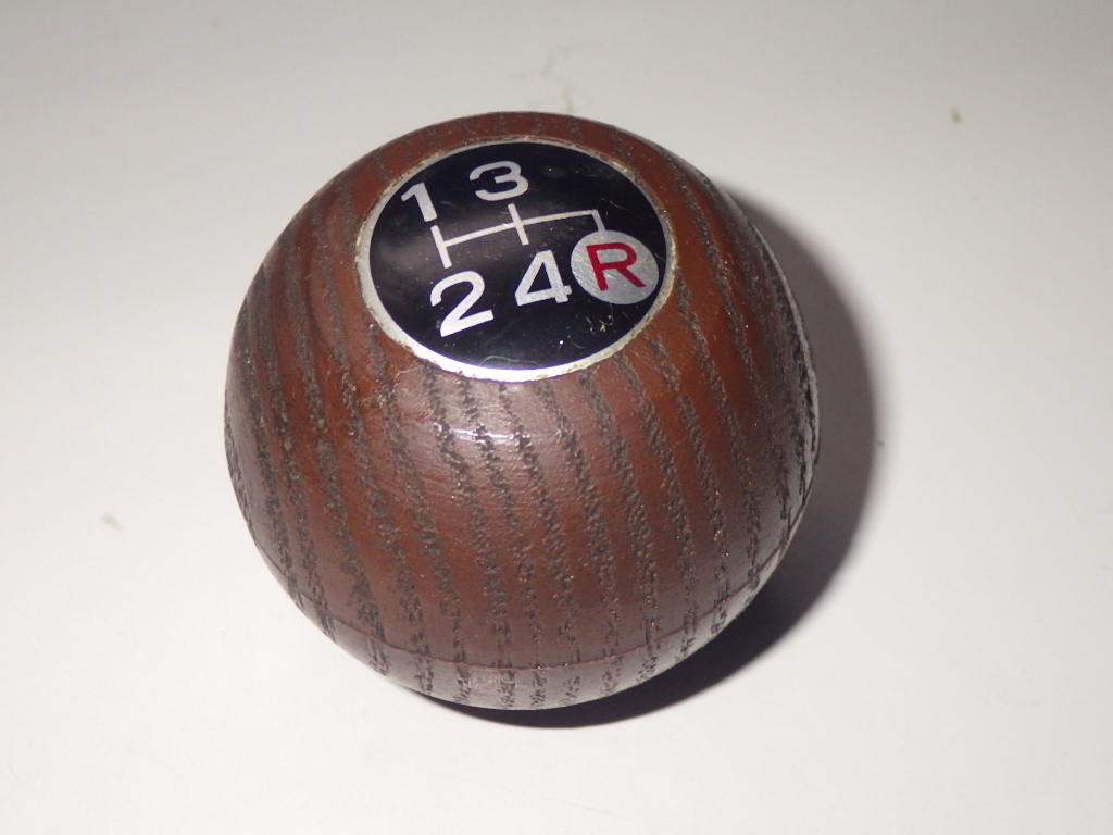 GC110 純正木製シフトノブ ハコスカケンメリ木製シフトノブ 当時物