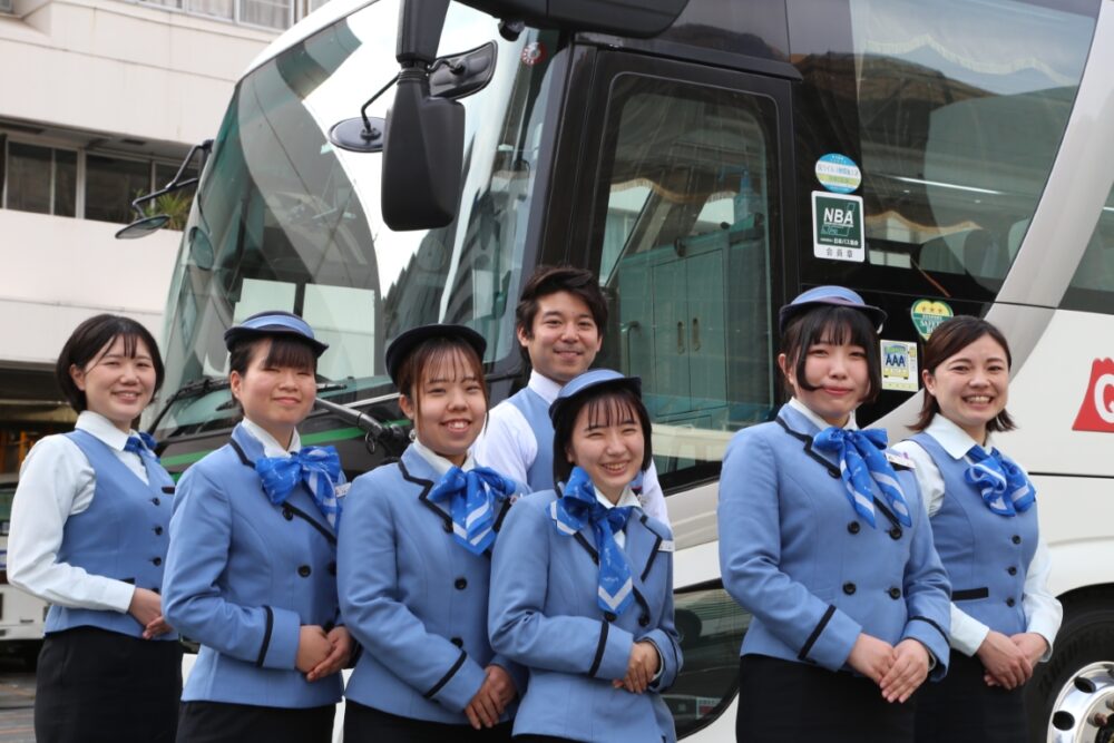 バスガイドさんってどんな訓練をしているのだろうか？ ちょこっとだけ