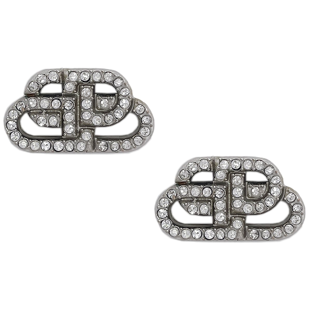 バレンシアガ BALENCIAGA インターロック BBロゴ ラインストーン