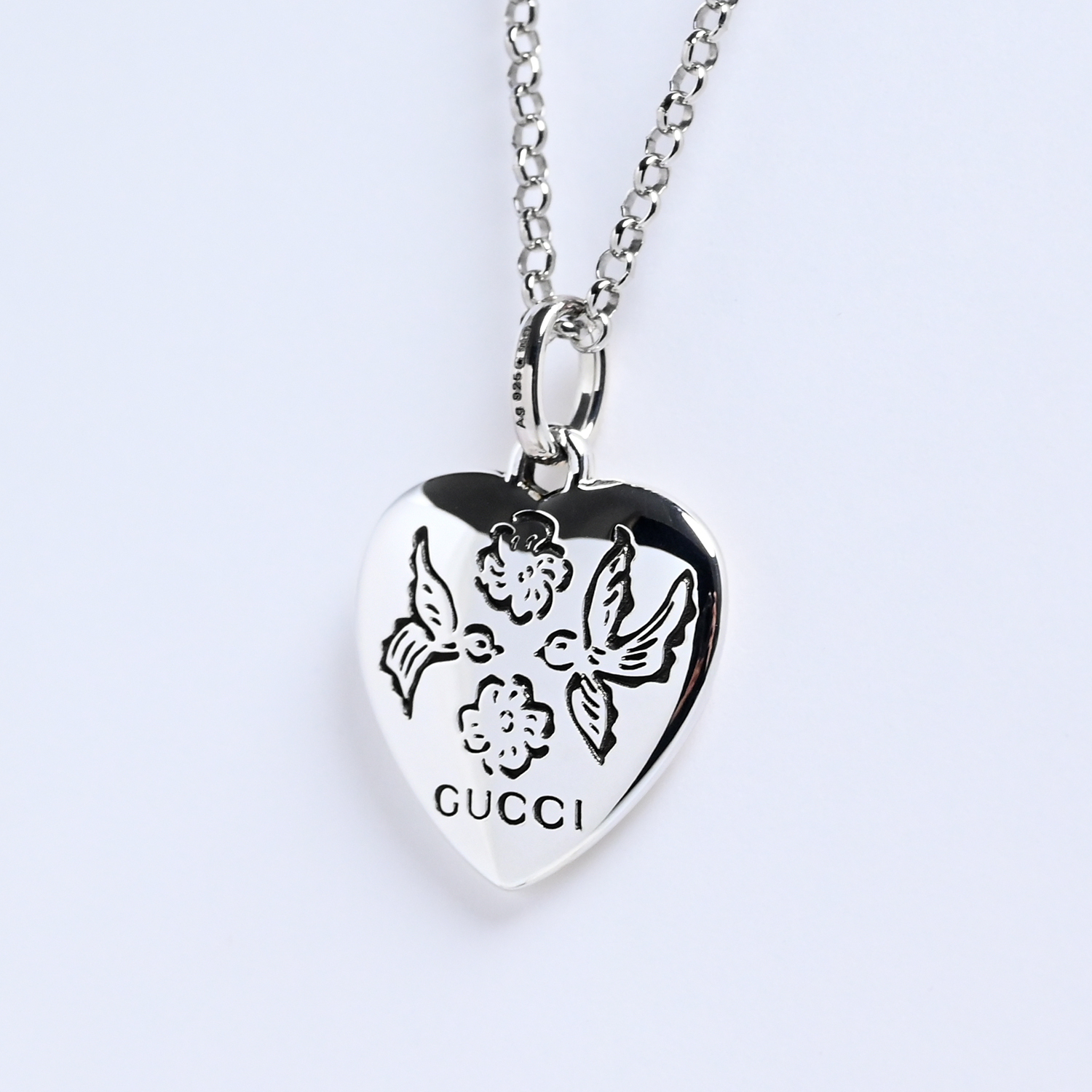 グッチ GUCCI ネックレス レディース BLIND FOR LOVE HEART ブラインド