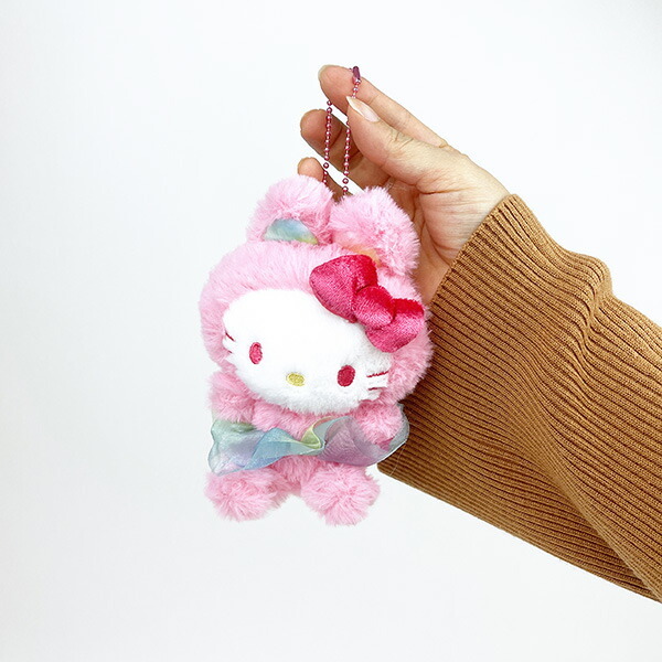 サンリオ ハローキティ グラデバニー マスコット ピンク ぬいぐるみ
