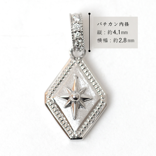 プラチナ ペンダントトップ メンズ 天然ダイヤモンド入り Pt900 メンズ