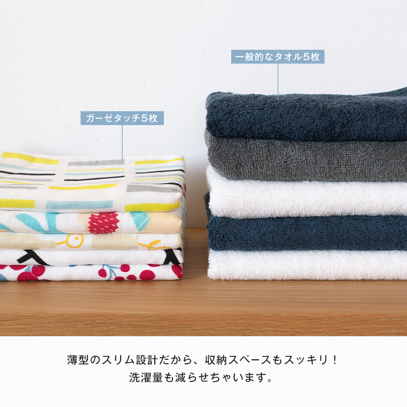 ギフト) ガーゼタオル フェイスタオル 5枚セット ガーゼタッチ 泉州