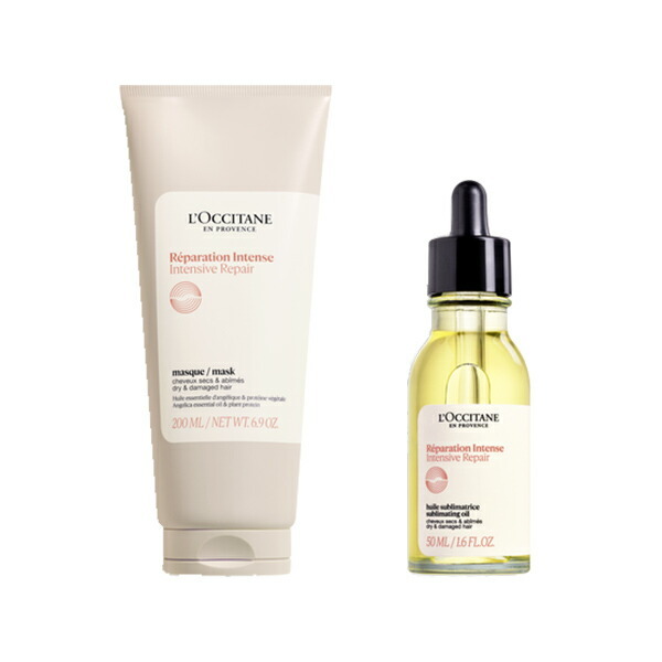 ロクシタン インテンシヴリペア ヘアマスク200mL ＆ ヘアオイル50mL 2