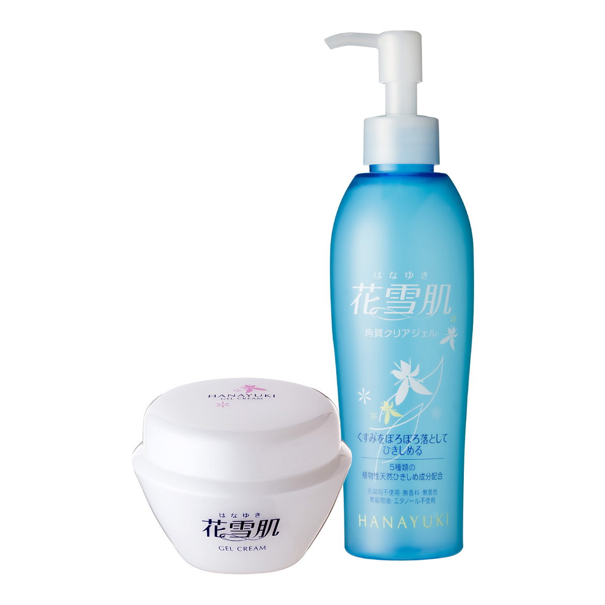 花雪肌 角質クリアジェル plus 200ml/花雪肌 ジェルクリーム 110g 医薬