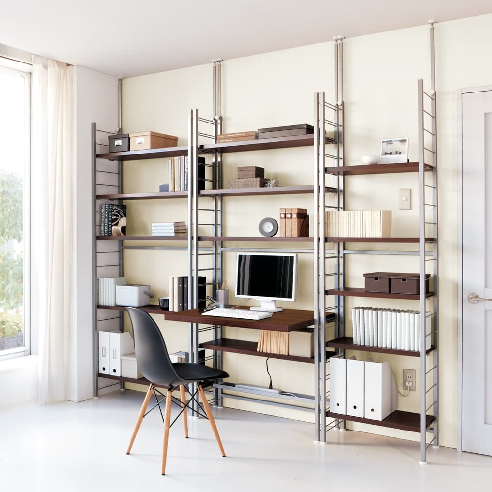 突っ張り式高さ調節シリーズ デスクラック 幅90cm 通販 - ディノス