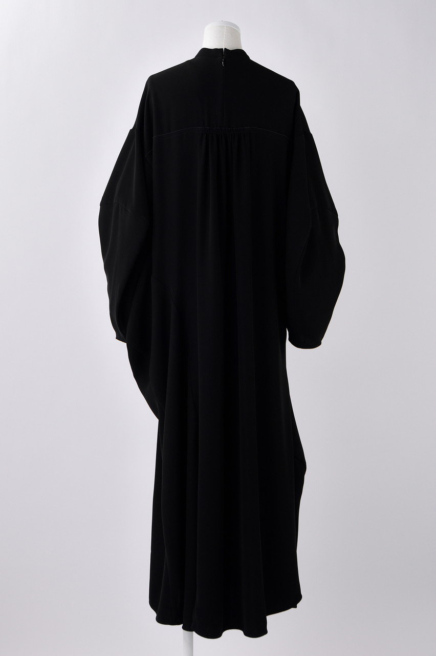 ENFOLD(エンフォルド)｜PEツイル 立体ドレープ DRS/ドレス/ブラック の