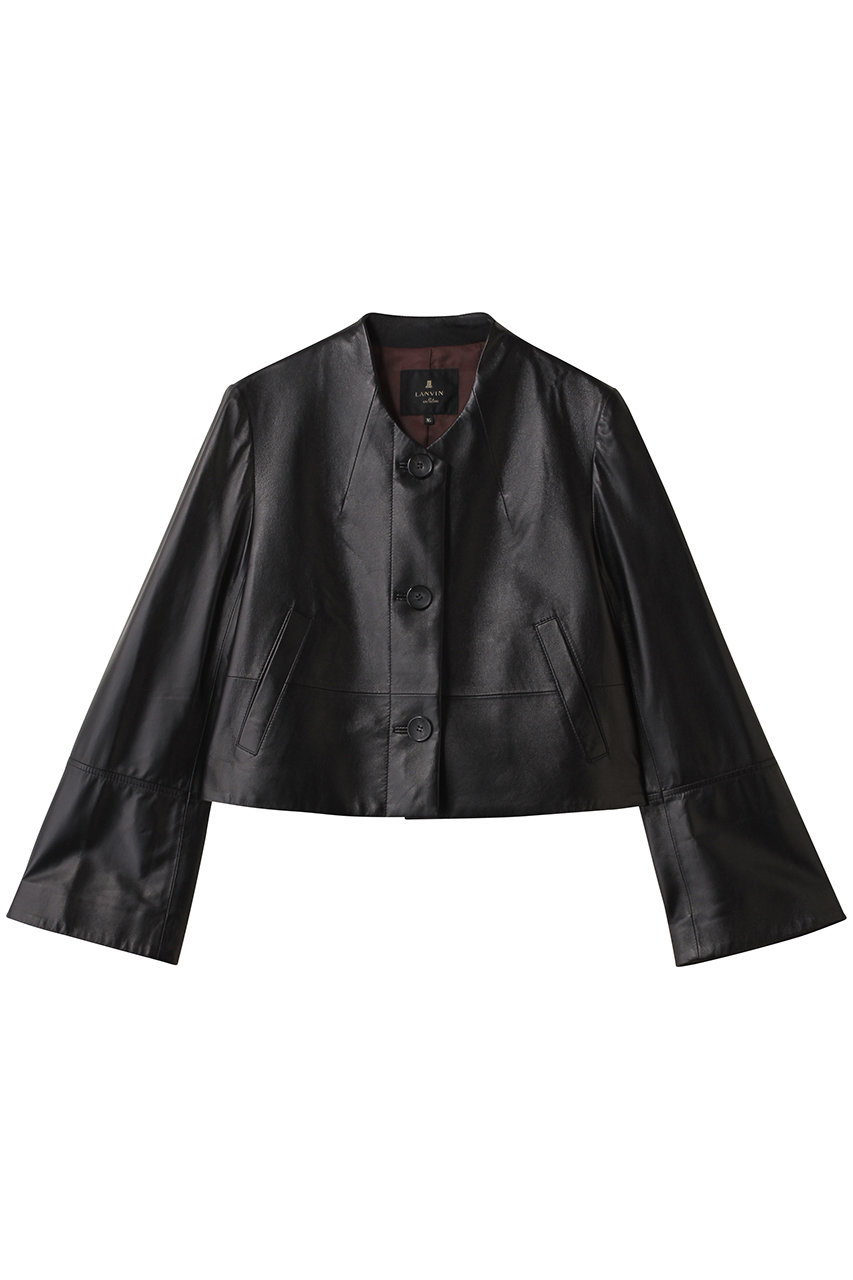 LANVIN en Bleu(ランバン オン ブルー)｜ラムレザーショートジャケット