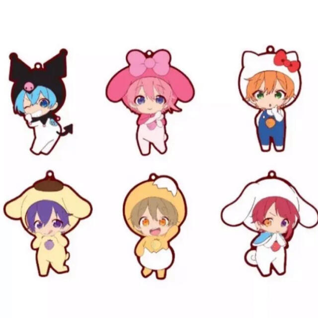 新品☆すとぷり【莉犬】サンリオ☆ラバーキーホルダー☆ラバキーの通販