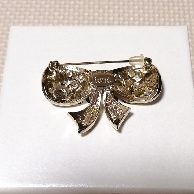 René - René ルネ リボン⑅ブローチ ゴールドの通販 by ももリーナ♡'s