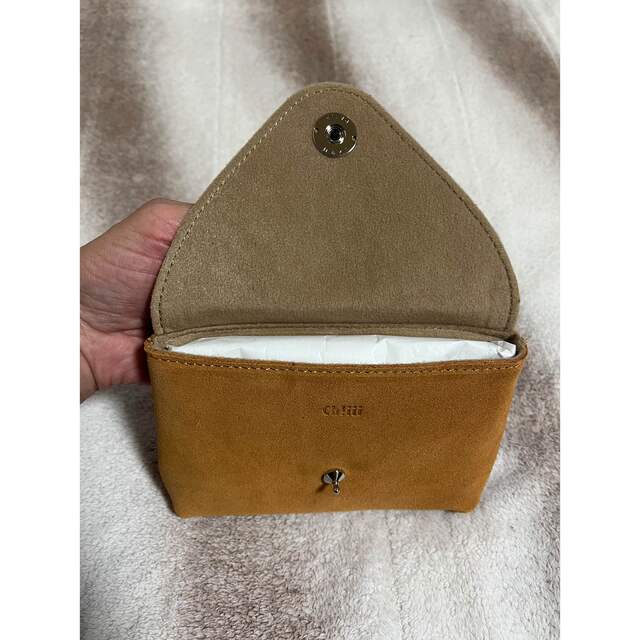 ch!iii chiiiibag チーバッグ ポーチ キャメル 新品未使用品の通販 by
