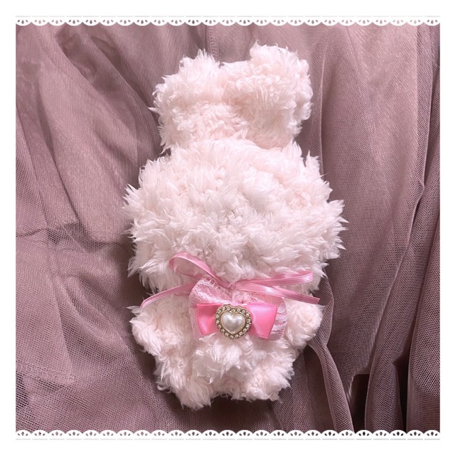 くー様 ぬい服 ふわふわねこみみ着ぐるみおすわりいつぬいちびぐるみに