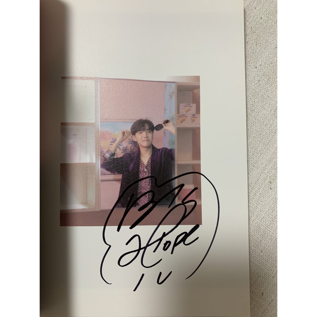 防弾少年団 バンタン BTS テテ V サイン 直筆 公式フライヤー 防弾少年