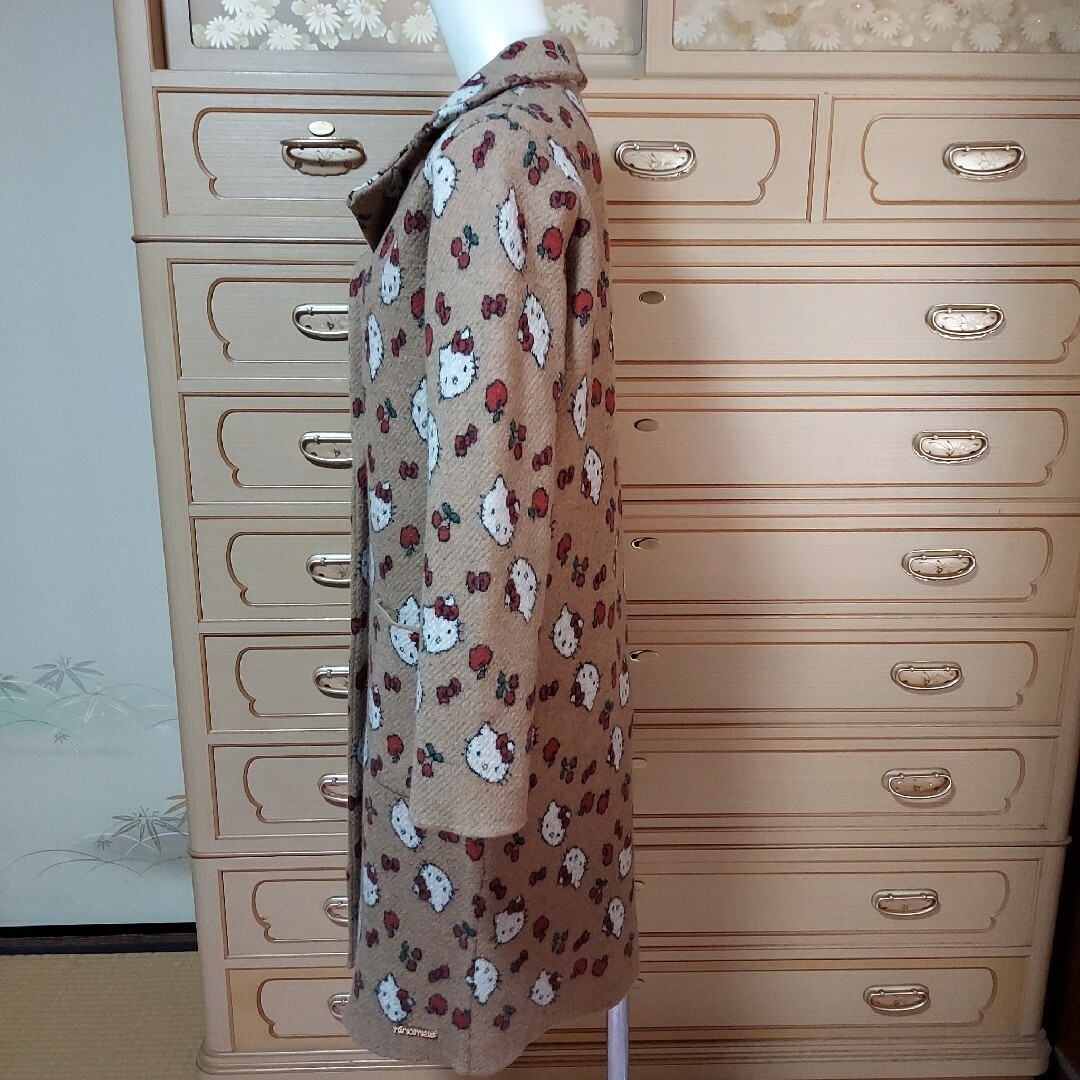 Nina mew - ニーナミュウ キティプリントチェスターコートの通販 by