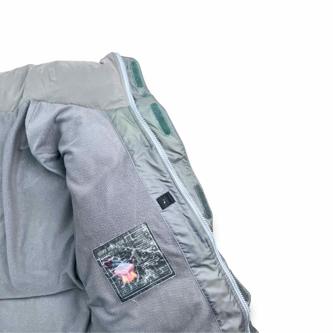 NIKE - 00s Y2K NIKE ACG ナイキ ツートンダウンジャケット シルバーの