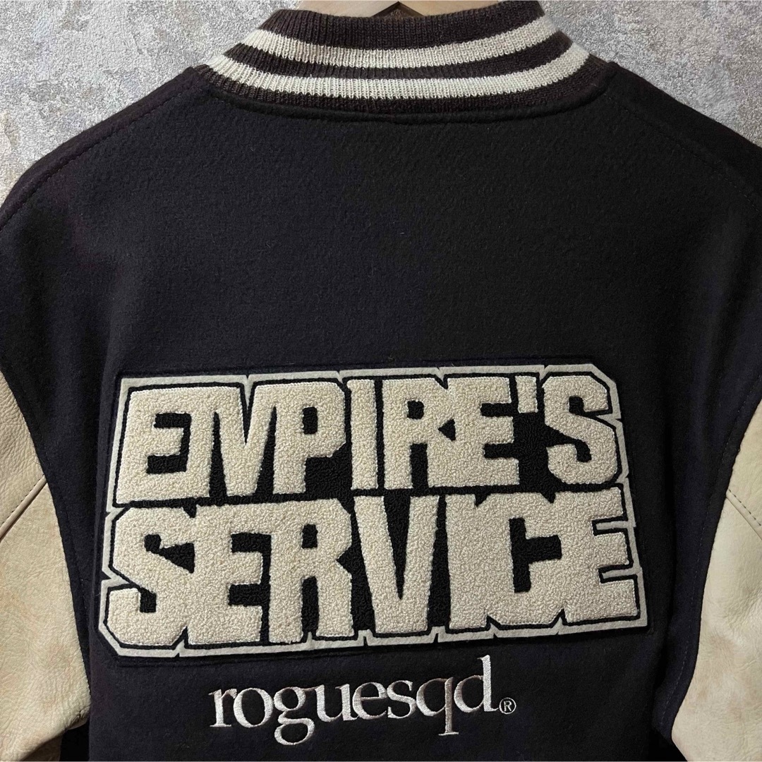 W)taps - WTAPS × Golden Bear 初期 スタジャン 袖レザー ワッペンの